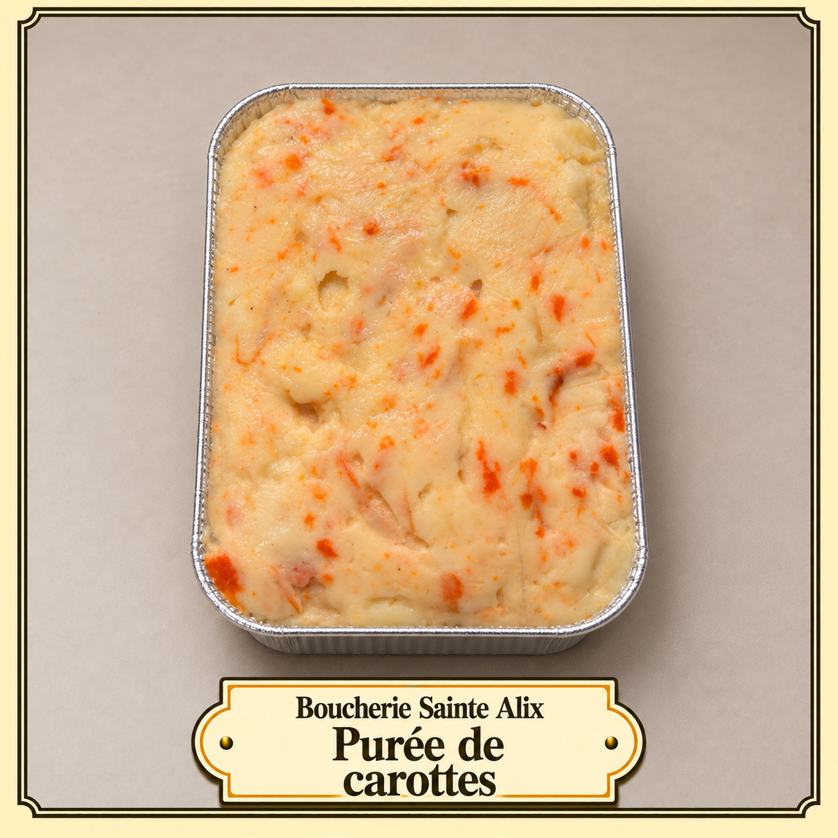 Purée de carottes