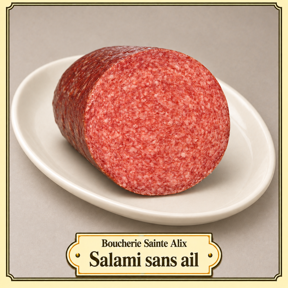 Salami zonder knoflook