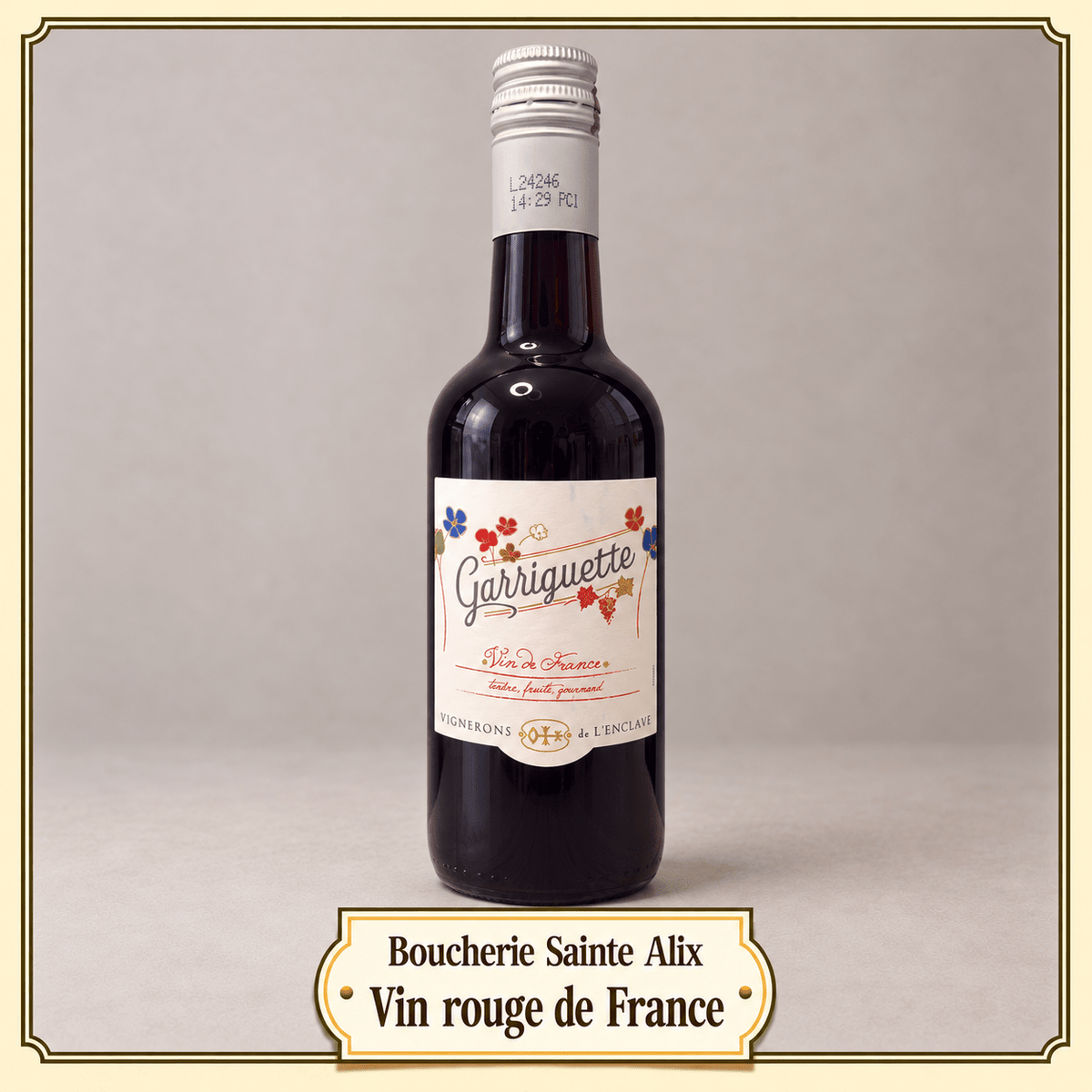 Vin rouge de France - Boucherie Sainte Alix