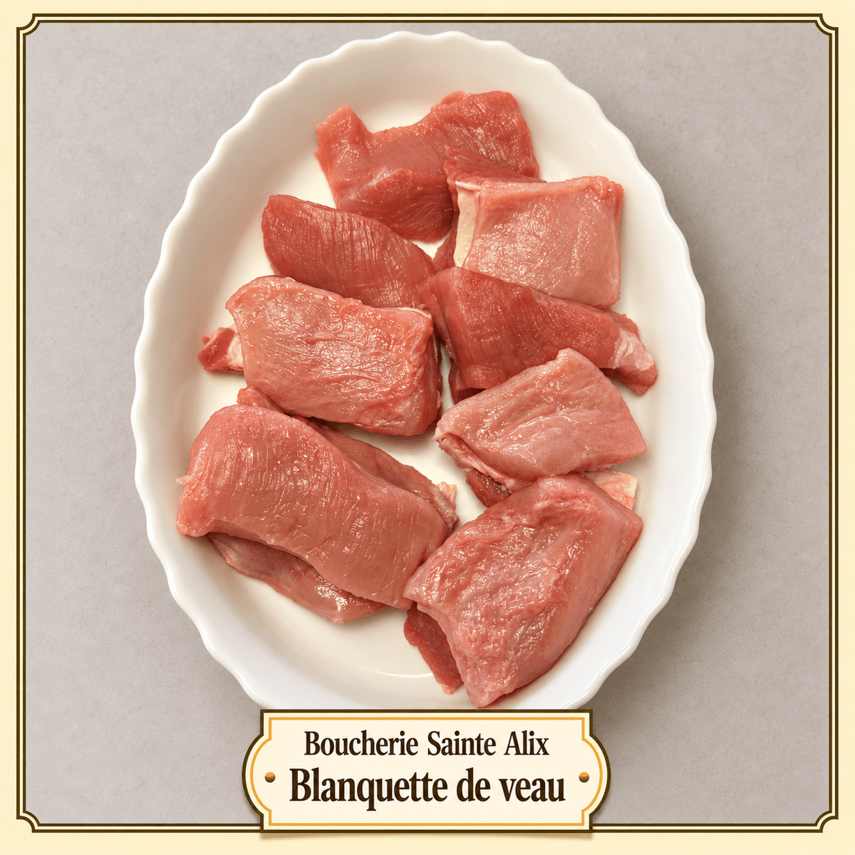 Blanquette de veau - Boucherie Sainte Alix