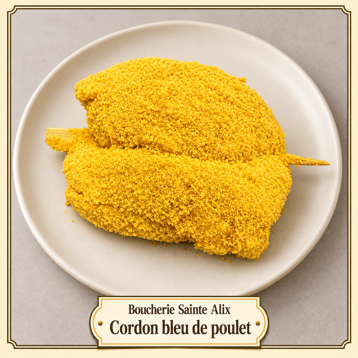 Cordon bleu de poulet - Boucherie Sainte Alix