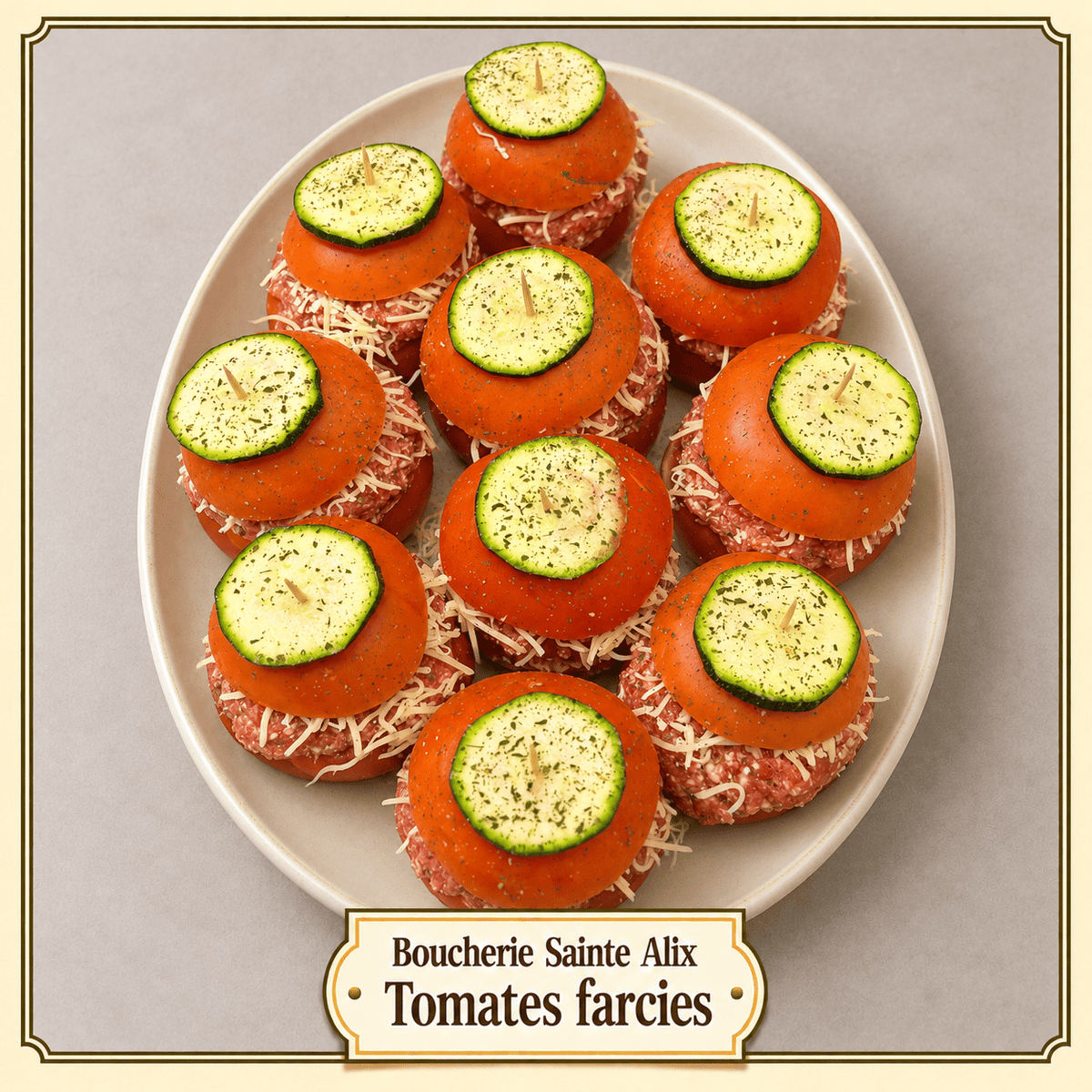 Tomates farcies - Boucherie Sainte Alix